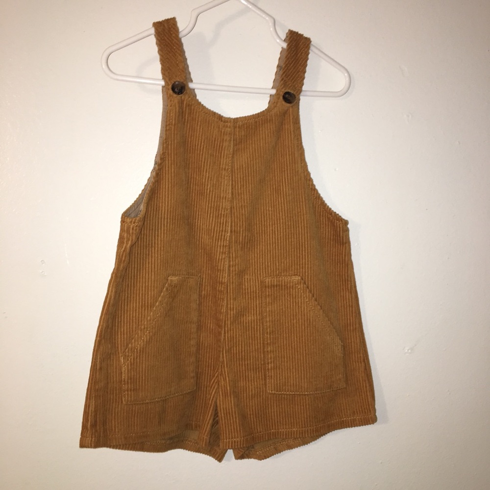Zara Baby Corduroy Overall Shorts